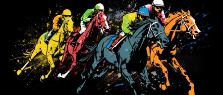 Kentucky Derby Day. Generative AIの素材