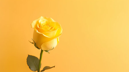 Minimalistic design with a muted yellow shade. modern background. Generative AIの素材