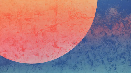 Abstract background of the moon in aesthetic colors. Generative AIの素材