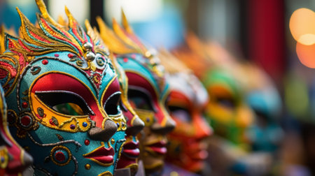 African American carnival masksの素材