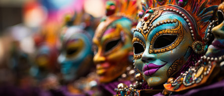 African American carnival masksの素材