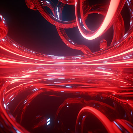 Red background with attractive materialの素材