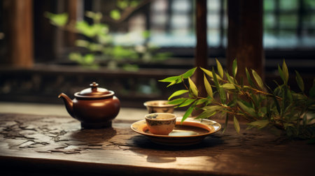Traditional Chinese teaの素材