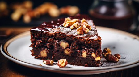 Beautiful nut-chocolate cakeの素材