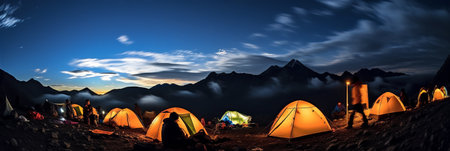 beautiful night skyの素材