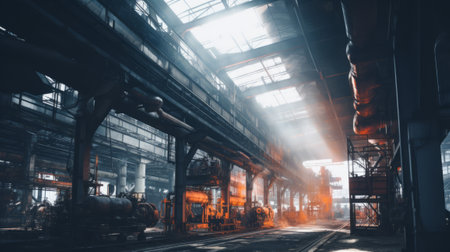 Beautiful industrial backgroundの素材