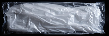 Texture of polyethylene packagingの素材