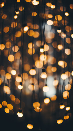 Elegant bokeh background. Magic lights on a stylish backgroundの素材