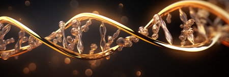 DNA double helix. Biological backgroundの素材