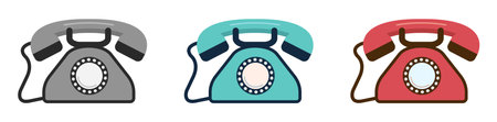 Modern flat phone icon. Vector illustrationのイラスト素材