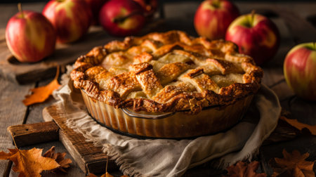 A wonderful autumn apple pieの素材