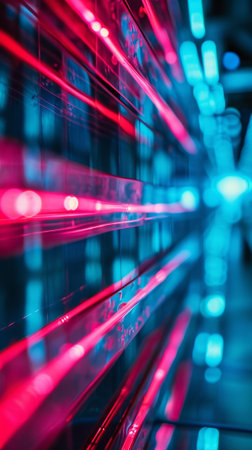 Abstract background with blurred lines. Dynamic and visual aestheticsの素材