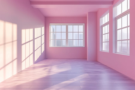 Modern apartment decor with a minimalist spaceの素材