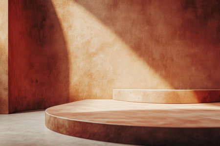 A platform with sufficient space for product presentationの素材