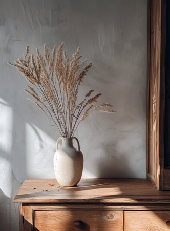 Simple and minimalist room with wooden interiorの素材