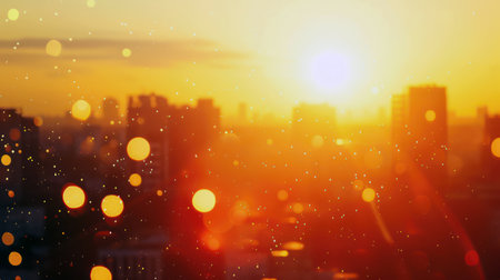 Fresh oranges are displayed in an open marketの素材