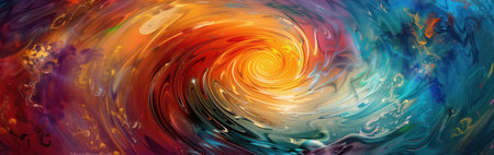 Abstract fiery marbled digital flow texture. Background for technological processes, science, presentations, education, etcの素材