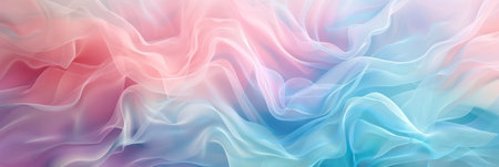 Soft pastel abstract waves design with fluid gradient texture. Background for technological processes, science, presentations, education, etcの素材
