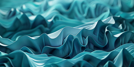 The image is a blue wave with a lot of detail. The water is very choppy and the waves are very large. The image has a very calming and peaceful moodの素材