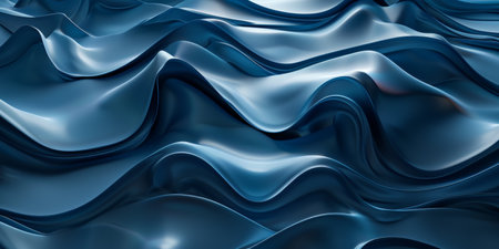 The image is a blue wave with a lot of detail. The water is very choppy and the waves are very large. The image has a very calming and peaceful moodの素材