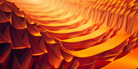 A very abstract orange and red image with a lot of detailの素材