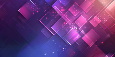 A colorful background with many squares of different sizes - stock background.の素材