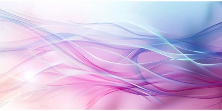 A colorful, wavy background with a pink and blue hue - stock background.の素材