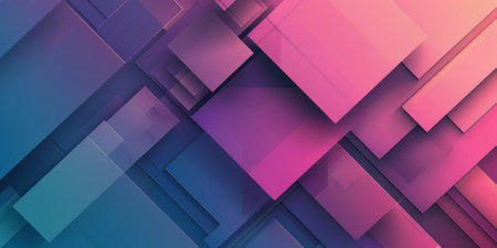 A colorful background with squares of different colors - stock background.の素材