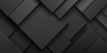 A black and white image of squares and rectangles - stock background.の素材