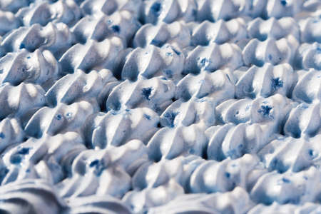 Blue sweet, dessert luxury cake cream closeupの写真素材