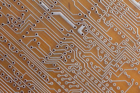 Computer circuit board close up for background.