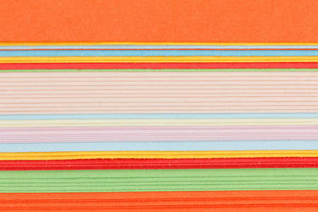 Abstract rainbow background with colored paper. Multicolor backgroundの写真素材