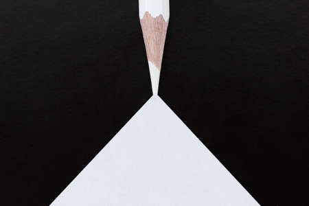 Concept of search and selection of the main, focus. Pencil and beamの写真素材