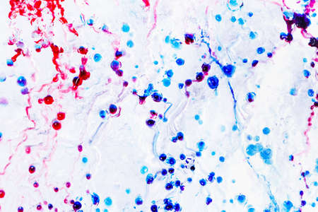 Chaos ink texture background, ink in water pattern frost. Crystal winter designの写真素材