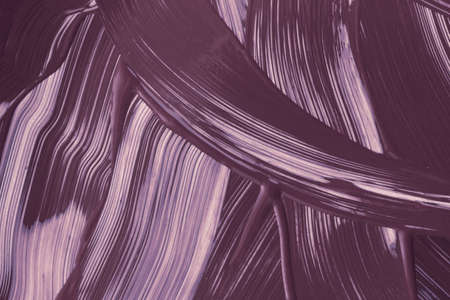 Painted background. Abstract purple liquid pattern close-up.の写真素材