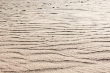 Sandy background, texture of an arid barren sand desert