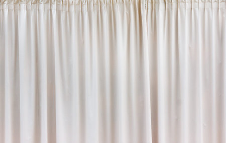 White curtain background textile pattern backdrop isolated