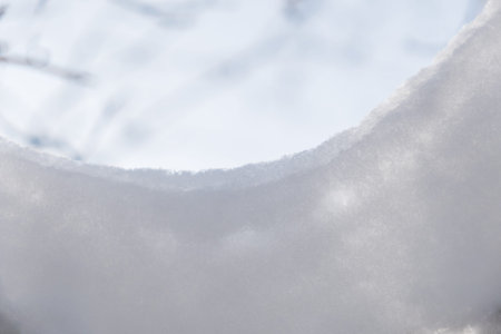 snow texture white background abstract close upの写真素材