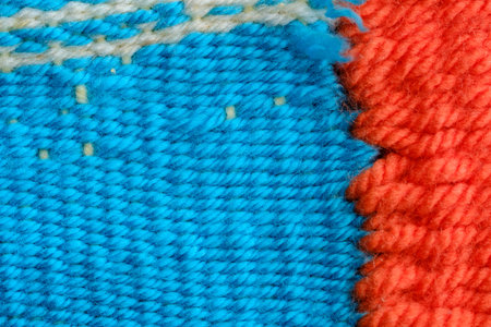Yarn, abstract texture background. Home creation and craft
