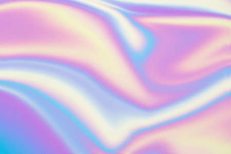 Holographic neon background. Wallpaper hologram abstract gradientの写真素材