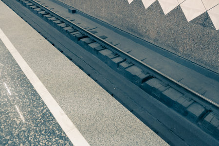 Speed subway tunnels, lights and colors, subway railway 