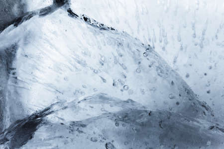 Ice texture background, macro water pattern frost. Crystal designの写真素材