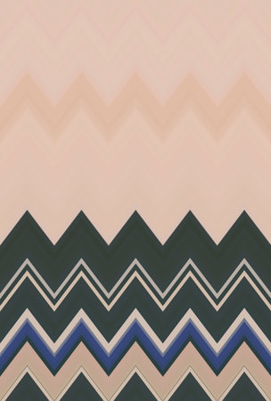 Chevron zigzag beige, brown pattern abstract art background, color trends