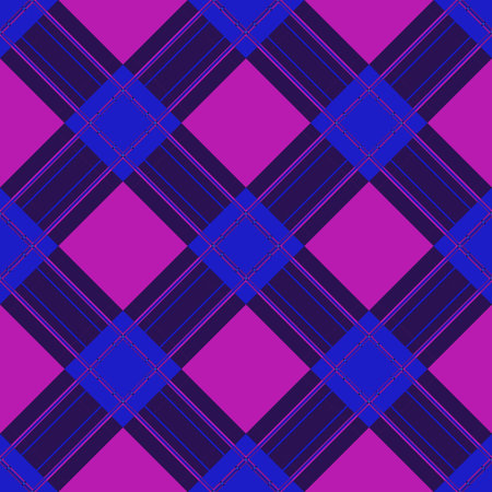 Stripes background, square lines tartan, rectangle diagonal pattern seamless,  grid scottish.