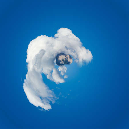 earth planet space nature universe cloud globe. global.の写真素材