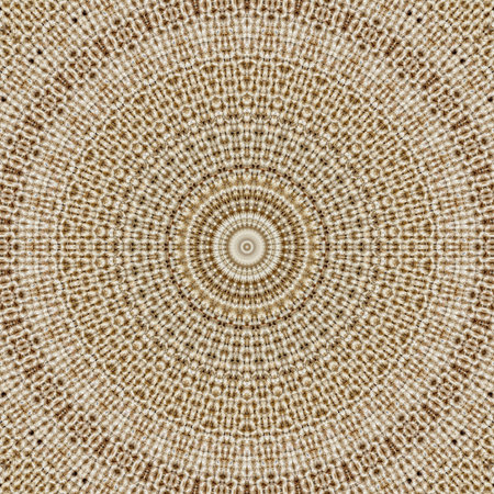 pattern symmetry textile kaleidoscope background abstract geometric. burlap.