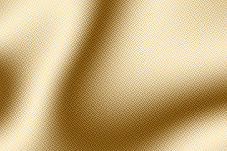 Imprint golden background and gold print on shiny foil,  pattern iron.