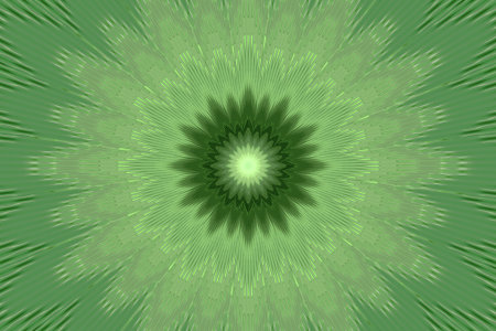 green flower spring pattern floral kaleidoscope background. grass indian.の写真素材