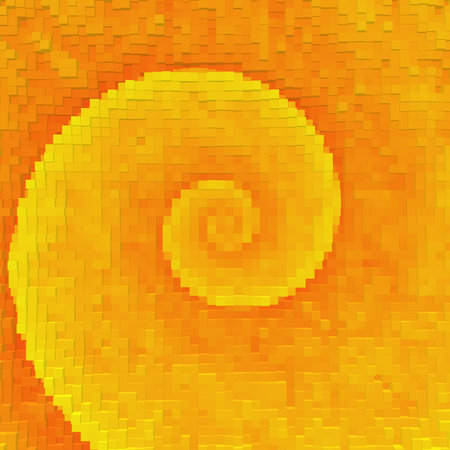 Swirl 3d cube motion abstract spiral background,  whirlpool curl.