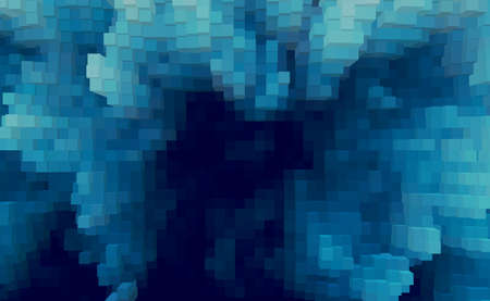 Abstract cube 3d extrude background design texture,  art futuristic.の写真素材